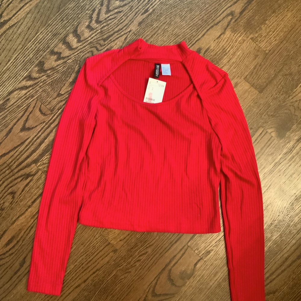 Long sleeve crop top